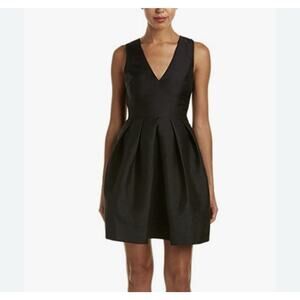 Erin Fetherston Dress Size 6 Black Party Cocktail A-Line Designer Sleeveless